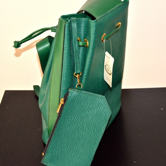 NEW Genuine Leather Green Italian Backpack main image 6